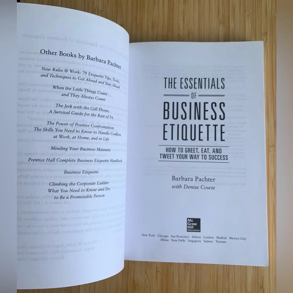 The Essentials of Business Etiquette by Barbara Pachter - Picture 3 of 3